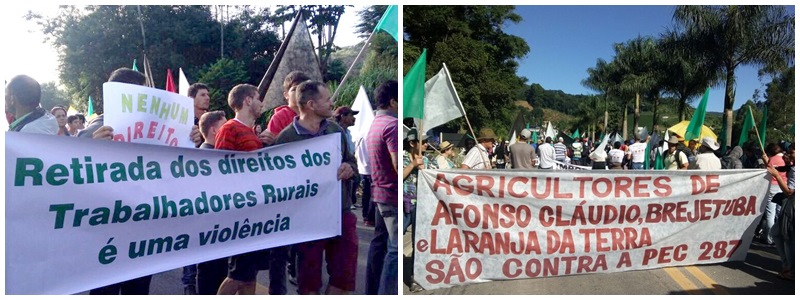 protesto contra reformas em venda nova 41