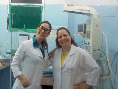 Troca de experiencias na area de pediatria do Hospital de Domingos Martins