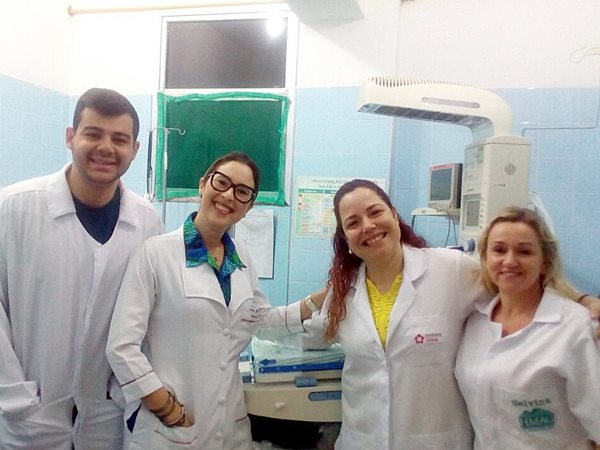 Troca de experiencias na area de pediatria do Hospital de Domingos Martins 3