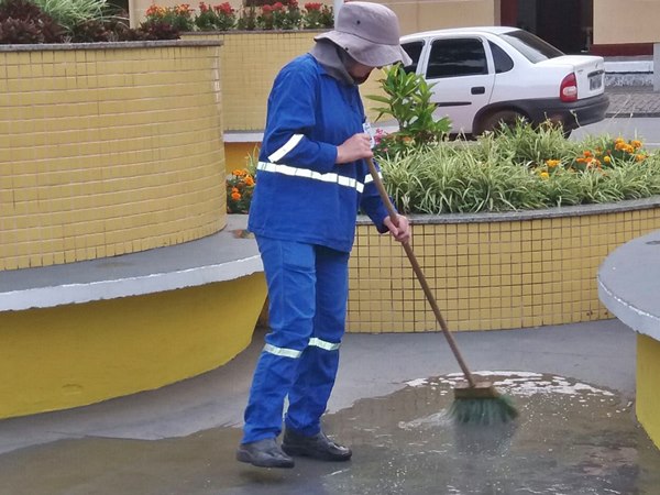 Madrugada de chuva forte em Marechal Floriano