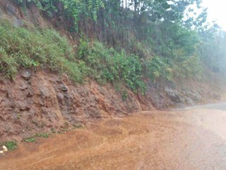 Chuva forte em toda regiao de montanhas do Estado