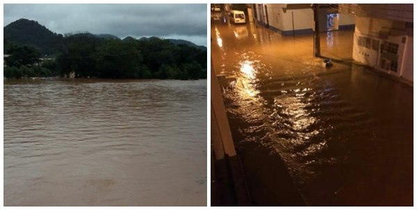 Chuva deixa ruas alagadas e famílias desabrigadas em Alfredo Chaves4