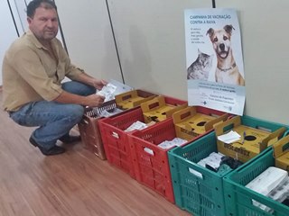 Vacinação contra a raiva em cães e gatos iniciada em Marechal Floriano 2