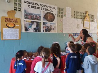 Alunos e professores encerram a Mostra Cultural das comidas em escola infantil de Marechal Floriano