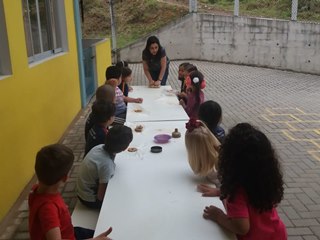 Exposição com motivos da culinária é atração em escola infantil em Marechal Floriano 2