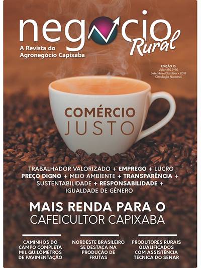 Revista Negocio Rural e finalista no 2 Premio Cafe Brasil de Jornalismo