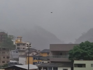 Alerta de chuva intensa nesta segunda feira no Estado