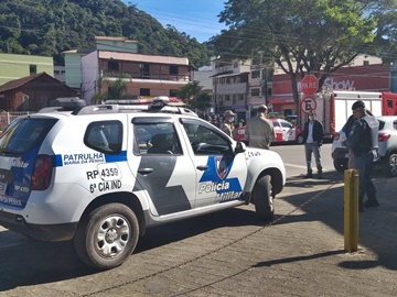 Secretaria Municipal de Saúde Corpo de Bombeiros e PM orientam para evitar o coronavírus em Marechal Floriano 2