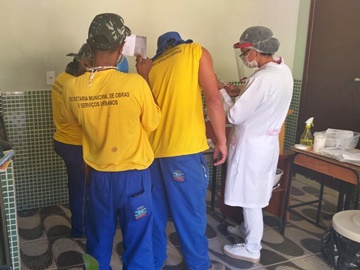 Servidores públicos são vacinados contra sarampo e tétano em Marechal Floriano 4