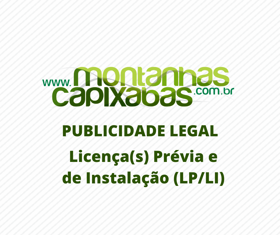 PUBLICIDADE LEGAL