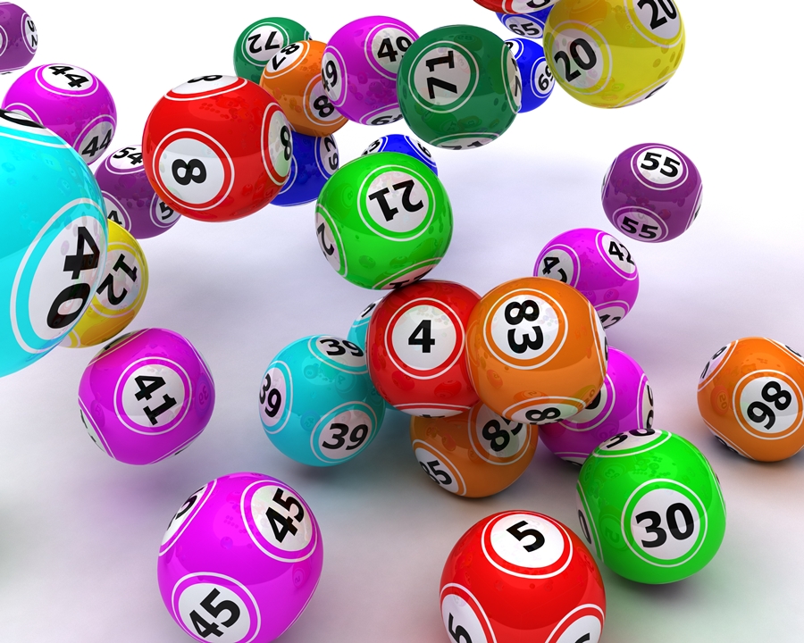 3d render of a set of colouored bingo balls