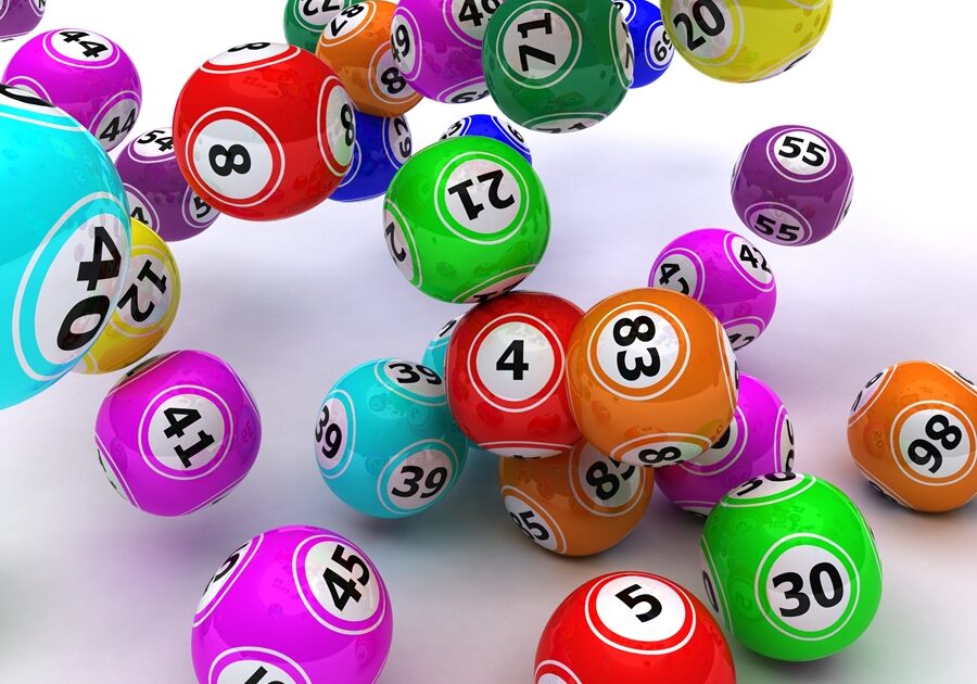 3d render of a set of colouored bingo balls